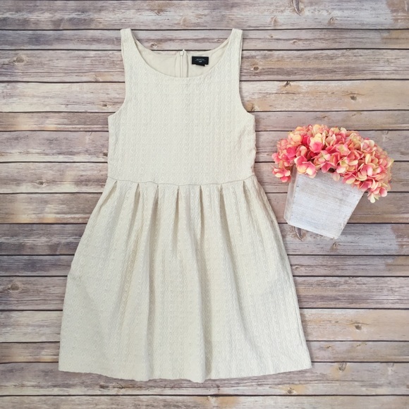 Anthropologie Dresses & Skirts - Anthropologie Deletta Cream Crochet Knit Dress